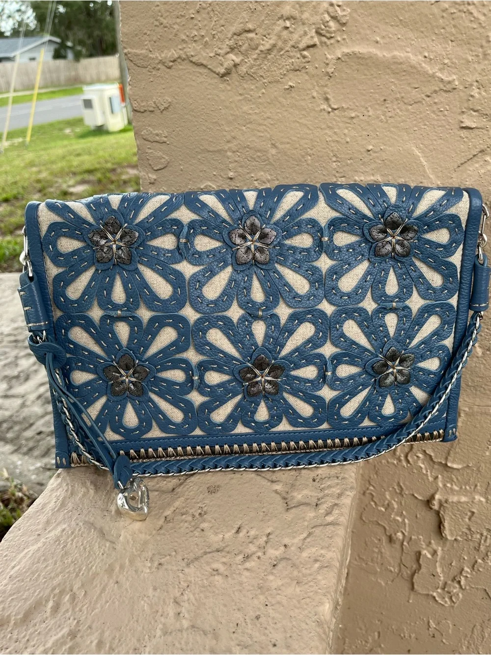 Brighton wristlet clutch